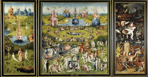 Hieronymus Bosch (The Garden of Earthly Delights Panel) Art Poster Print